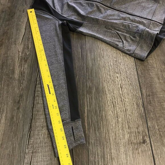 Lucy Tech Women's Athletic Full Zip Gray Jacket M - Picture 9 of 12